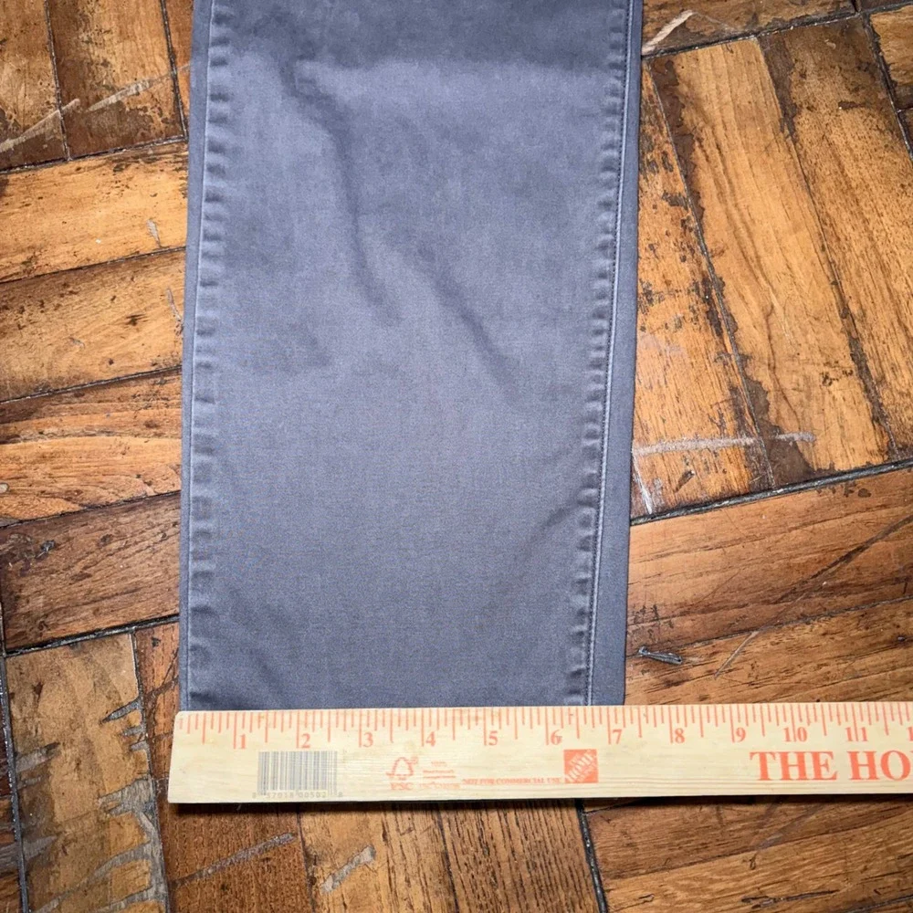 Lucky Brand 121 Slim Straight Mens Gray Pants 38x30 Cotton Blend Stretch